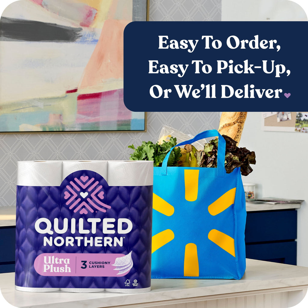 Quilted Northern Ultra Plush 3-Ply Toilet Paper - 30 Mega Rolls, 255 Sheets per Roll