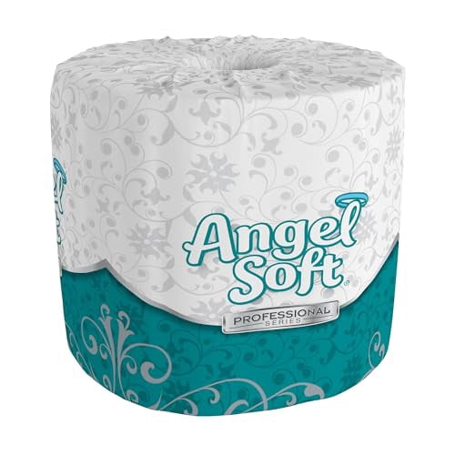 Angel Soft Standard Toilet Paper - 2-Ply, White, 450 Sheets/Roll, 40 Rolls/Carton (16840)