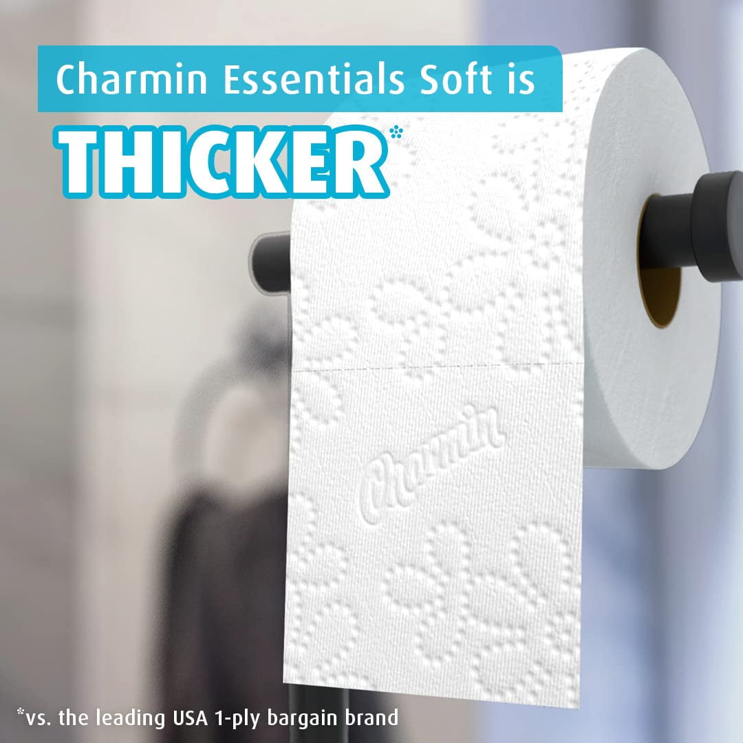 Charmin Essentials Soft Toilet Paper - 9 Mega Rolls (36 Regular Rolls)