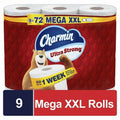 Charmin Ultra Strong Toilet Paper - 9 Mega XXL Rolls, 440 Sheets per Roll