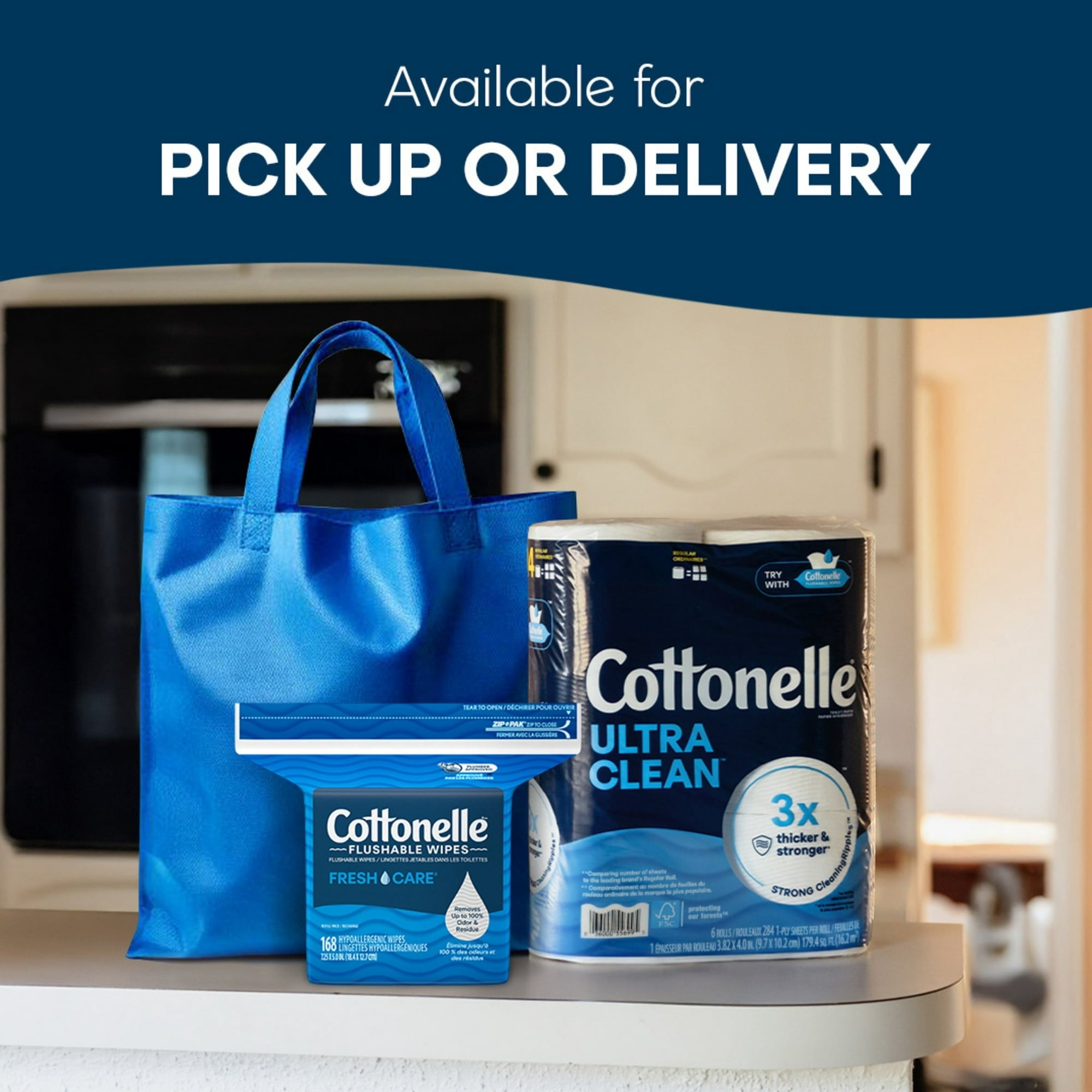 Cottonelle Fresh Care Flushable Wet Wipes - 1 Resealable Bag