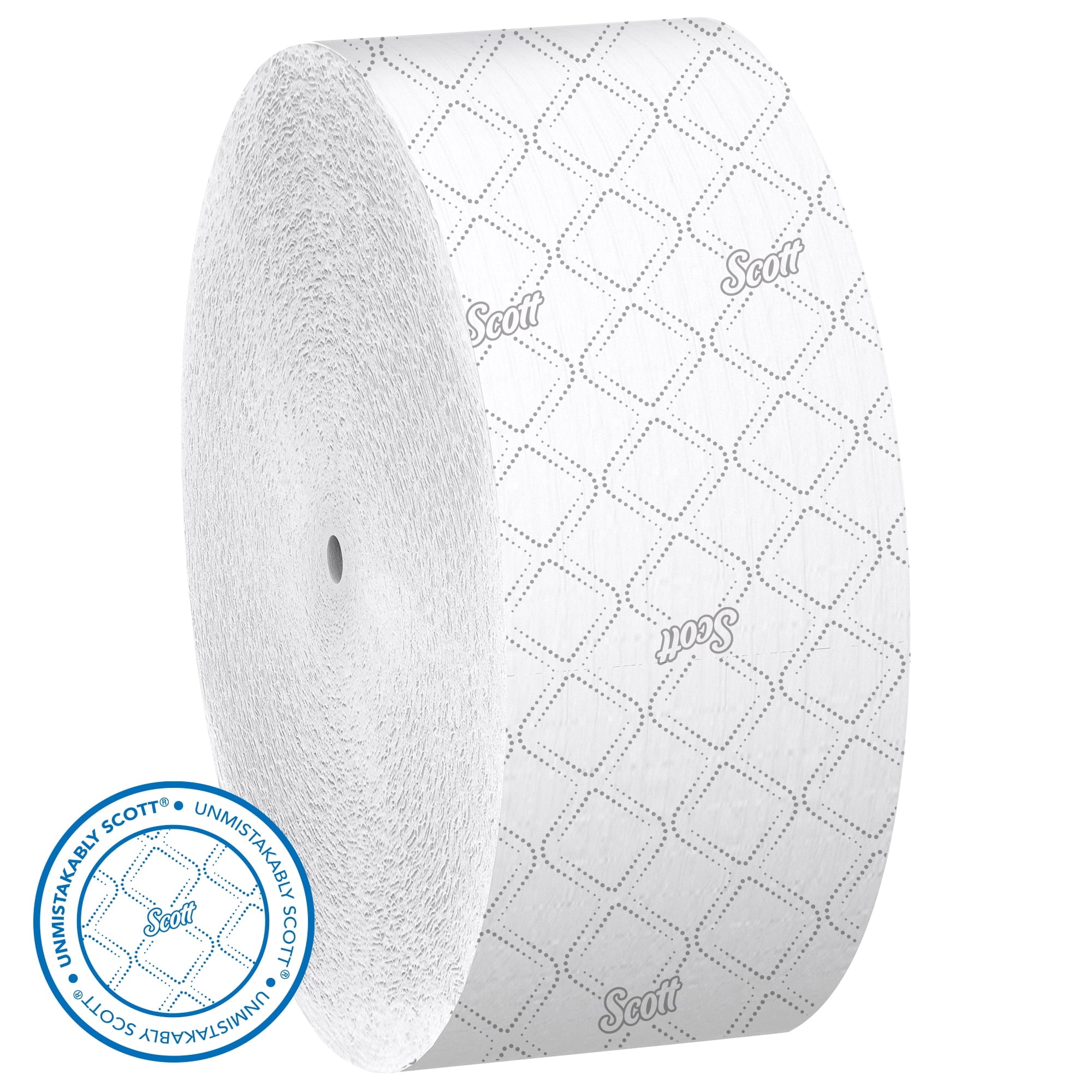 Scott Professional Coreless High-Capacity Jumbo Roll Toilet Paper - Bulk (07006), 2-Ply, Elevated Design, Septic Safe, White (12 Rolls at 1, 150' Each, 13, 800'/Case)