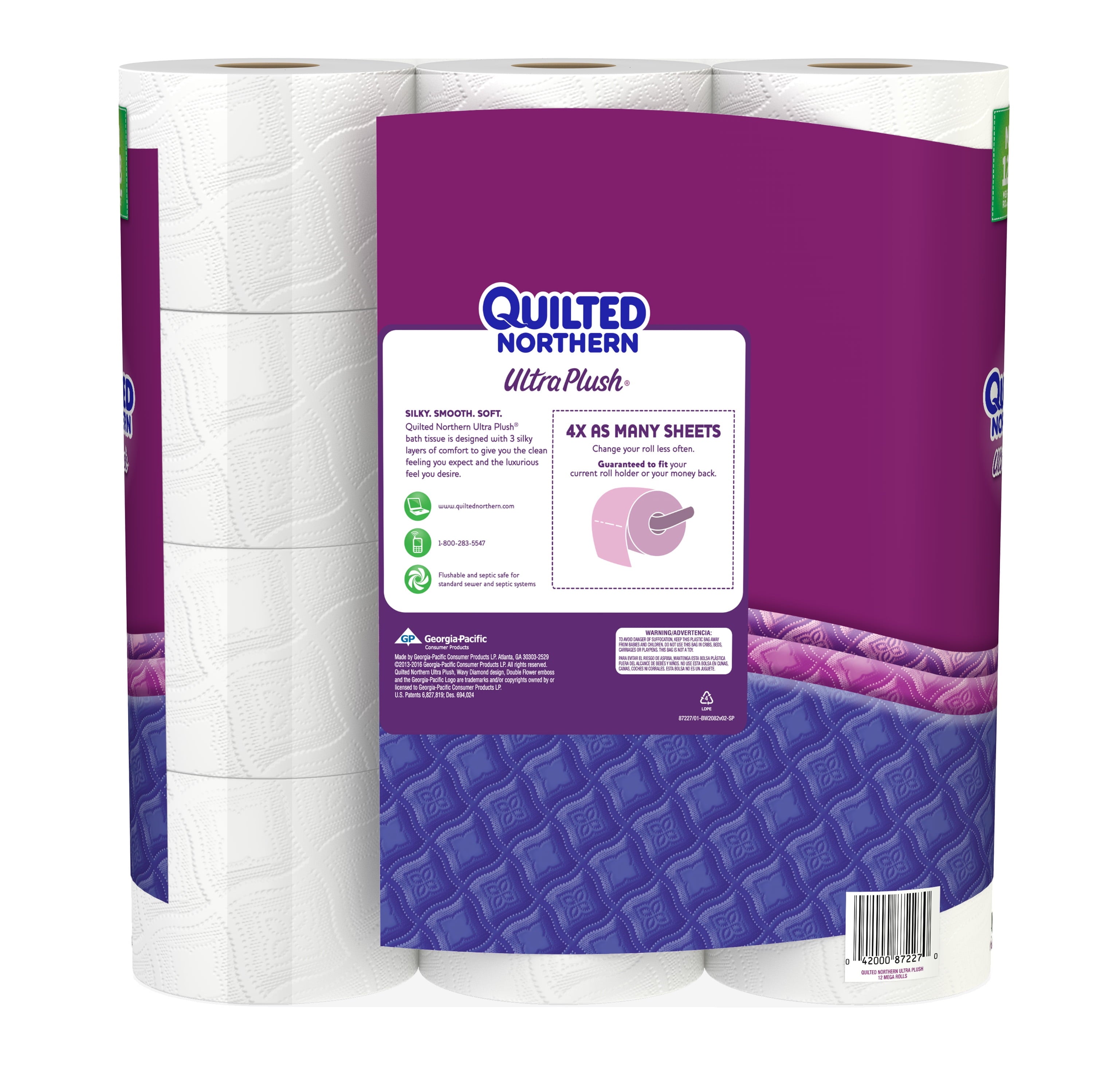 Quilted Northern Ultra Plush Toilet Paper - 12 Mega Rolls