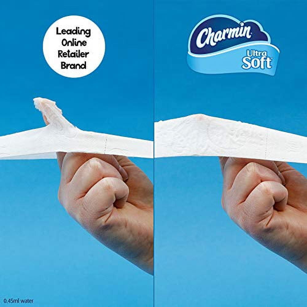 Charmin Ultra Soft Cushiony Touch Toilet Paper - 24 Family Mega Rolls (123 Regular Rolls)