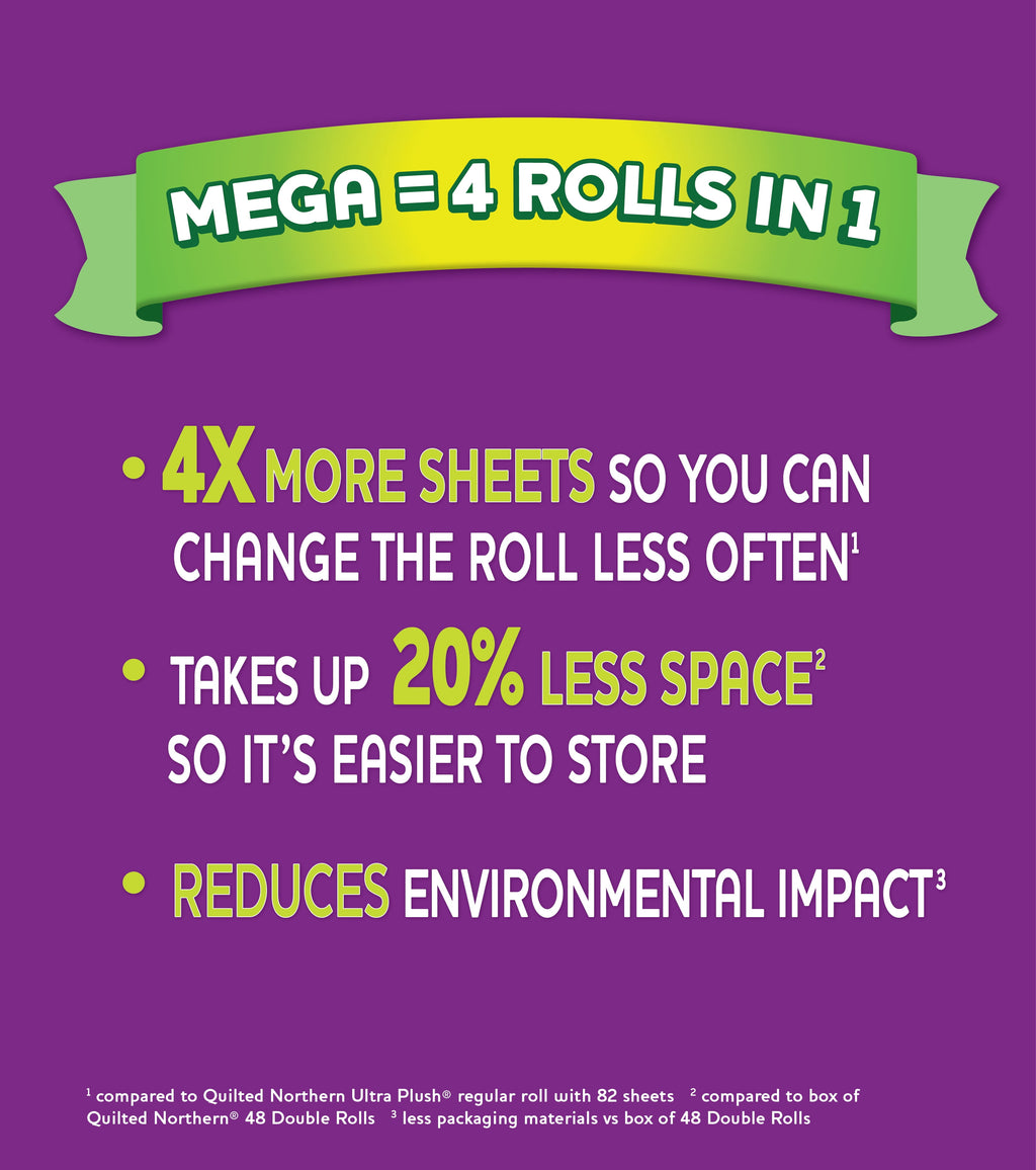 Quilted Northern Ultra Plush Toilet Paper - 12 Mega Rolls