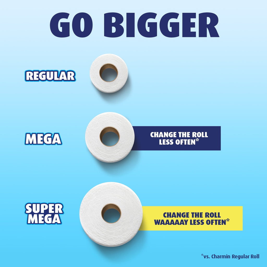 Charmin Ultra Soft Toilet Paper - 12 Mega Rolls, 264 Sheets per Roll
