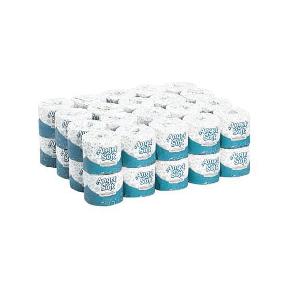 Georgia-Pacific Angel Soft ps Premium Bathroom Tissue Paper Septic Safe - 2-Ply, White, 450 Sheets/Roll, 40 Rolls/Carton