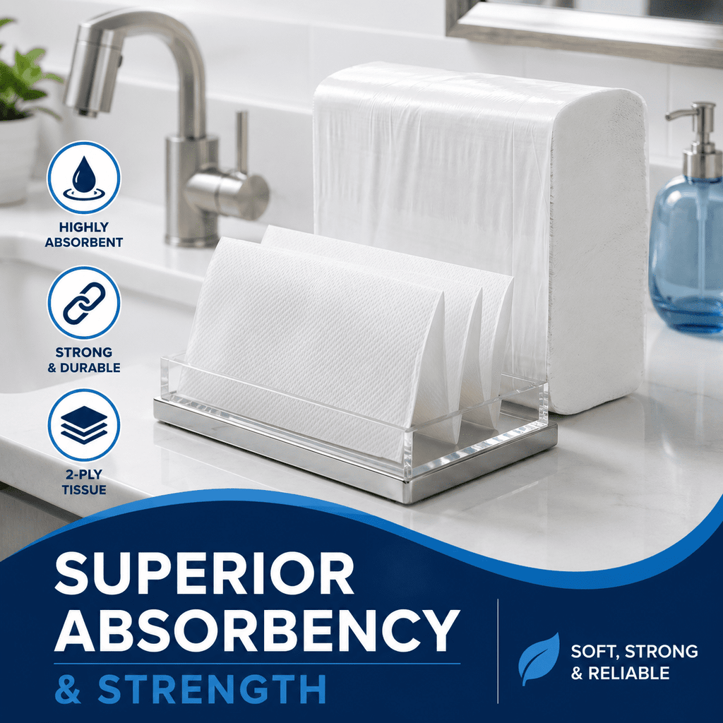 Lumen Cart Commercial Multifold Paper Towel - 250 Sheets