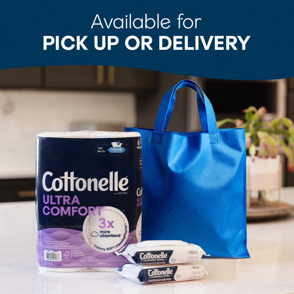 Cottonelle Fragrance Free Flushable Wet Wipes - 4 Flip-Top Packs