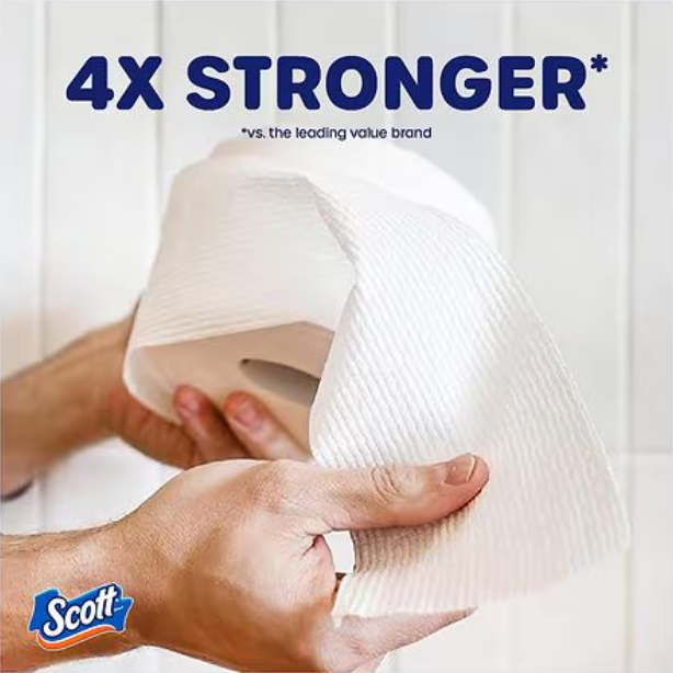 Scott ComfortPlus Soft Lavender Toilet Paper 6 Count