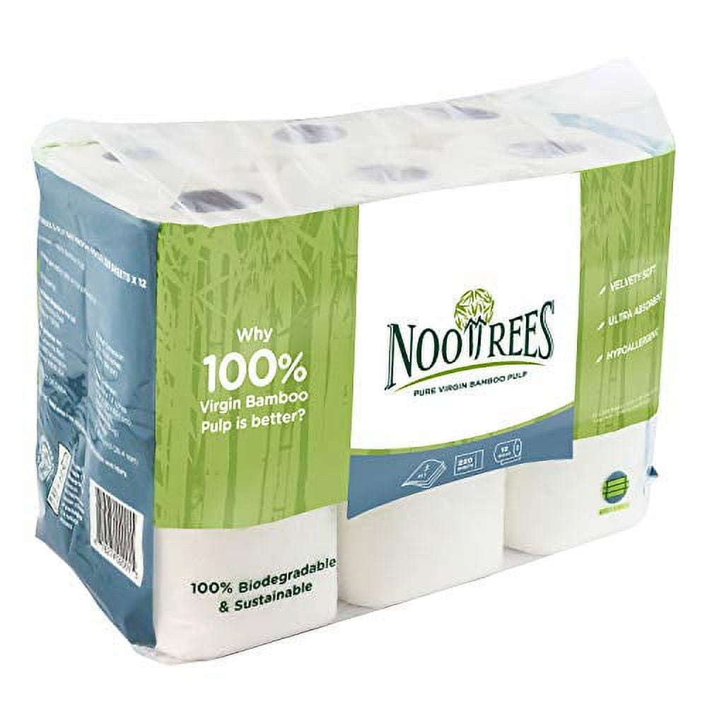 NooTrees Bamboo Toilet Rolls 3 Ply 12 Rolls