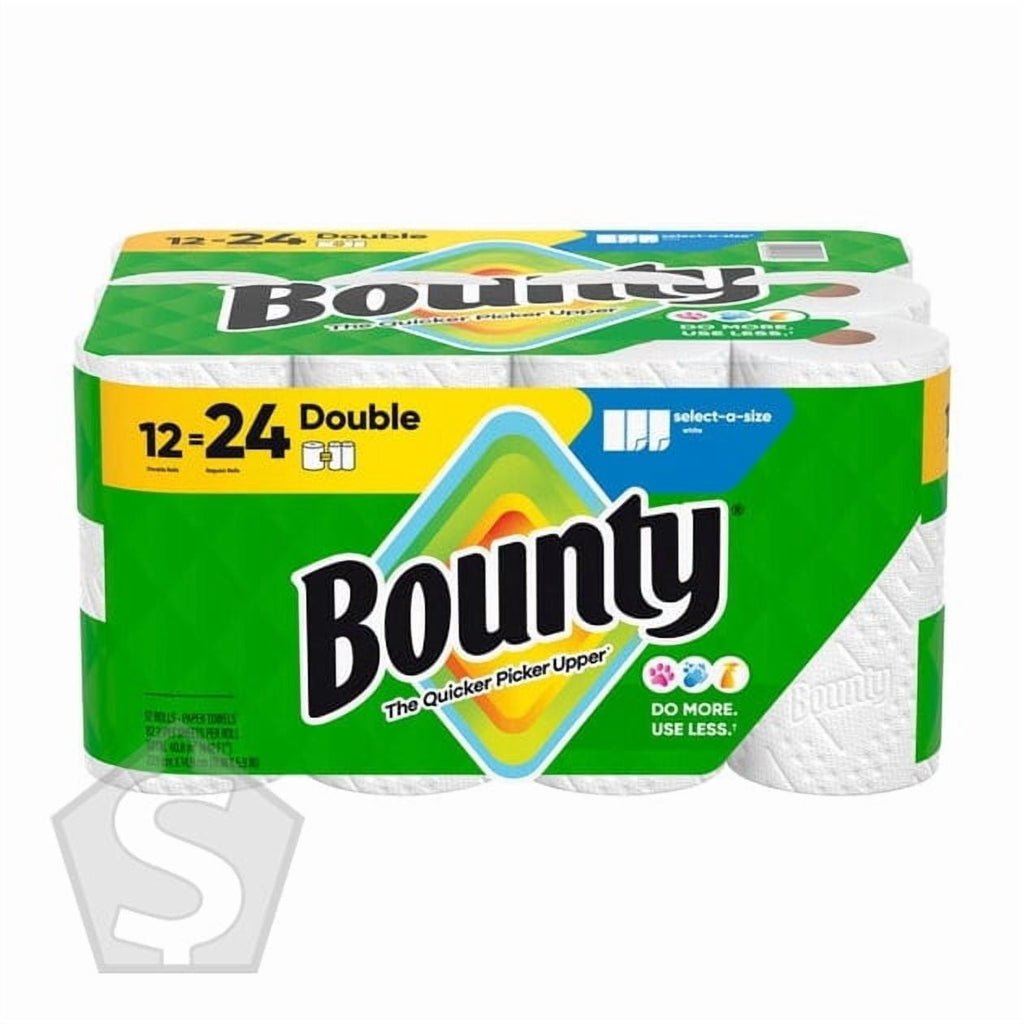 Bounty 2 Ply Select-a-Size Paper Towel Roll - 82 Sheets / Roll - 12/Case