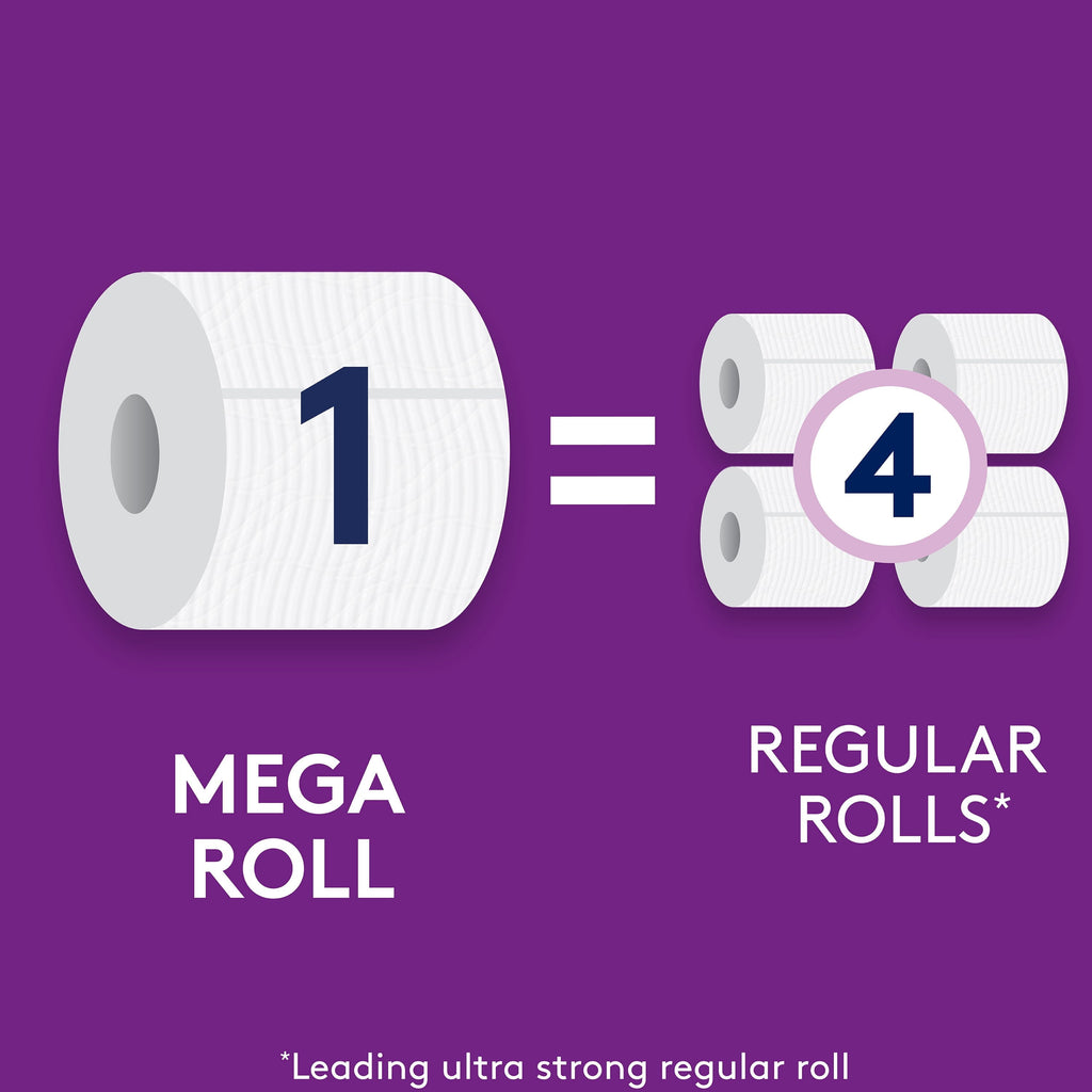 Cottonelle Ultra ComfortCare Toilet Paper - 12 Mega Rolls, 284 Sheets per Roll (3, 408 Total)