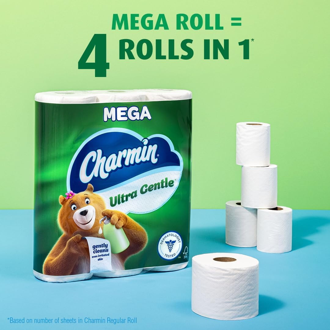 Charmin Ultra Gentle Toilet Paper - 9 Mega Rolls, 231 Sheets per Roll