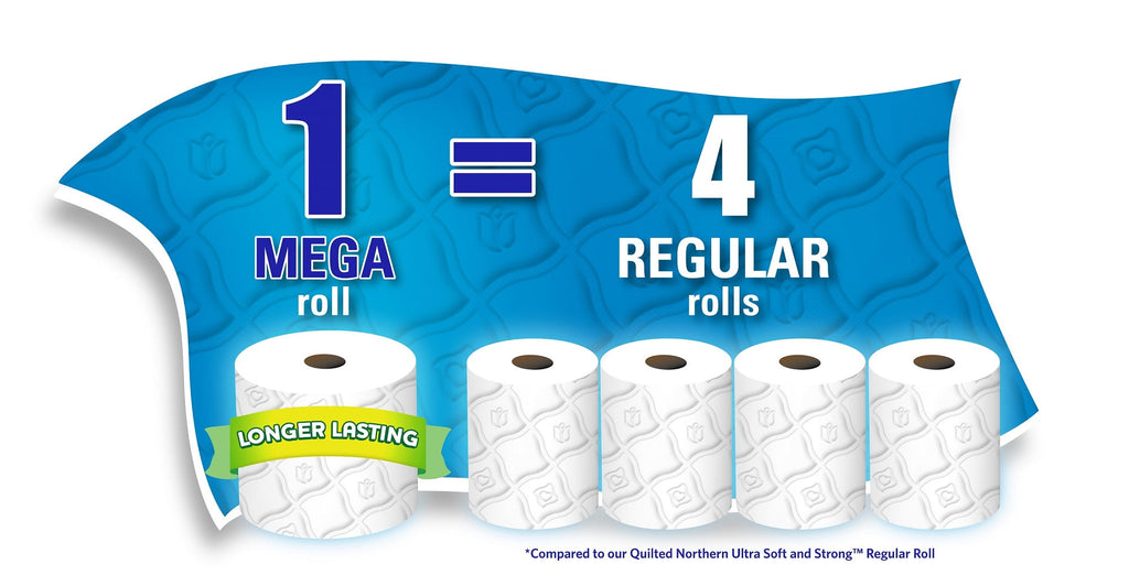 Quilted Northern Ultra Soft & Strong Toilet Paper - 12 Mega Rolls