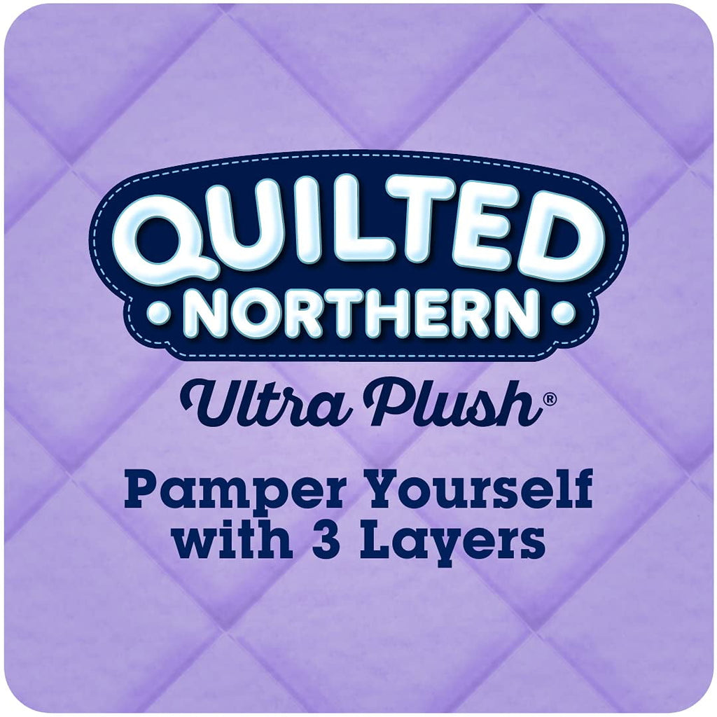Quilted Northern Ultra Plush Toilet Paper - 6 Mega Rolls = 24 Regular Rolls, 3-ply Bath Tissue White