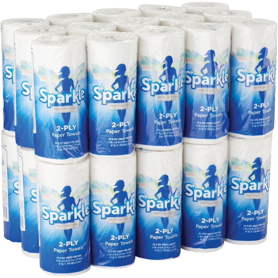 Sparkle Ps Premium Roll Towel - 2 Ply - 70 Sheets/roll - 30 / Carton - White (2717201 Count)