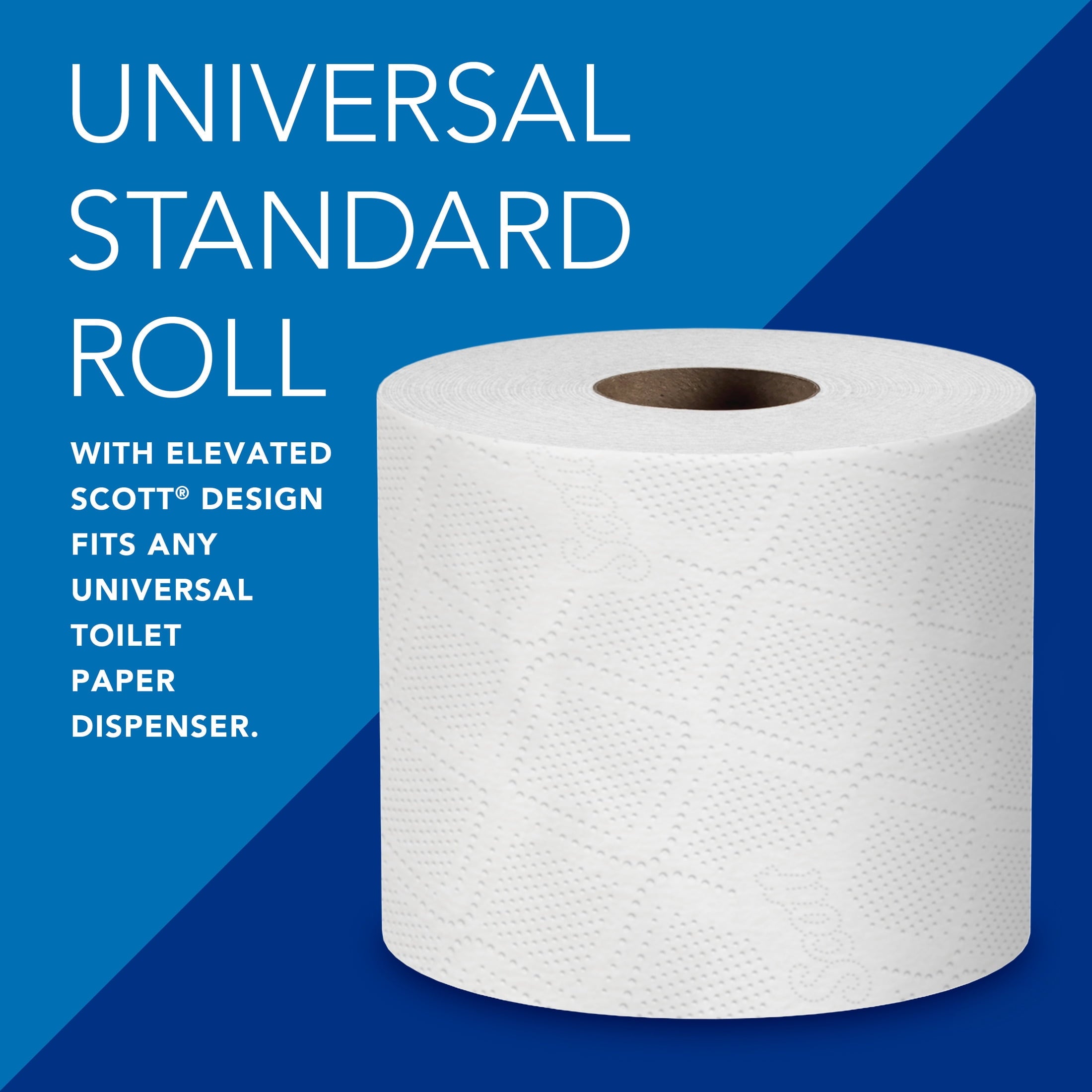 Scott Professional Standard Roll Toilet Paper - Bulk (48040), 2-Ply, Elevated Design, White, Individually Wrapped (40 Rolls of 550 Sheets, 22, 000 Sheet Total)