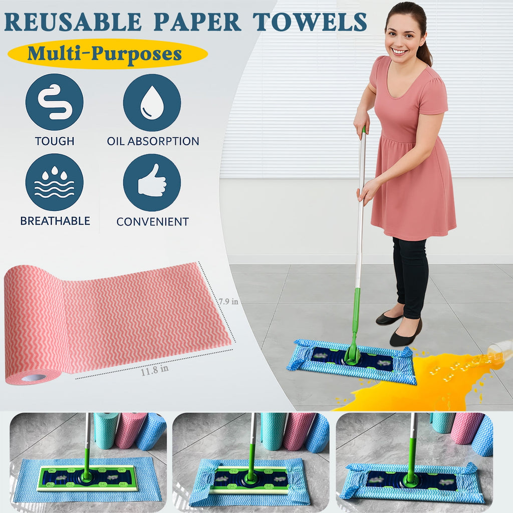 PandS Reusable Household Paper Towels - 60 Sheets, 1 Pack