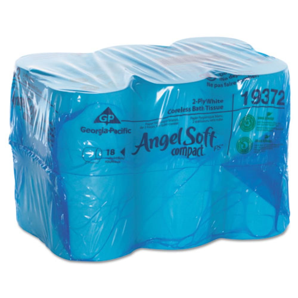 Angel Soft Coreless Bath Tissue 1125 Sheets/Roll 18 Rolls/Carton 19372