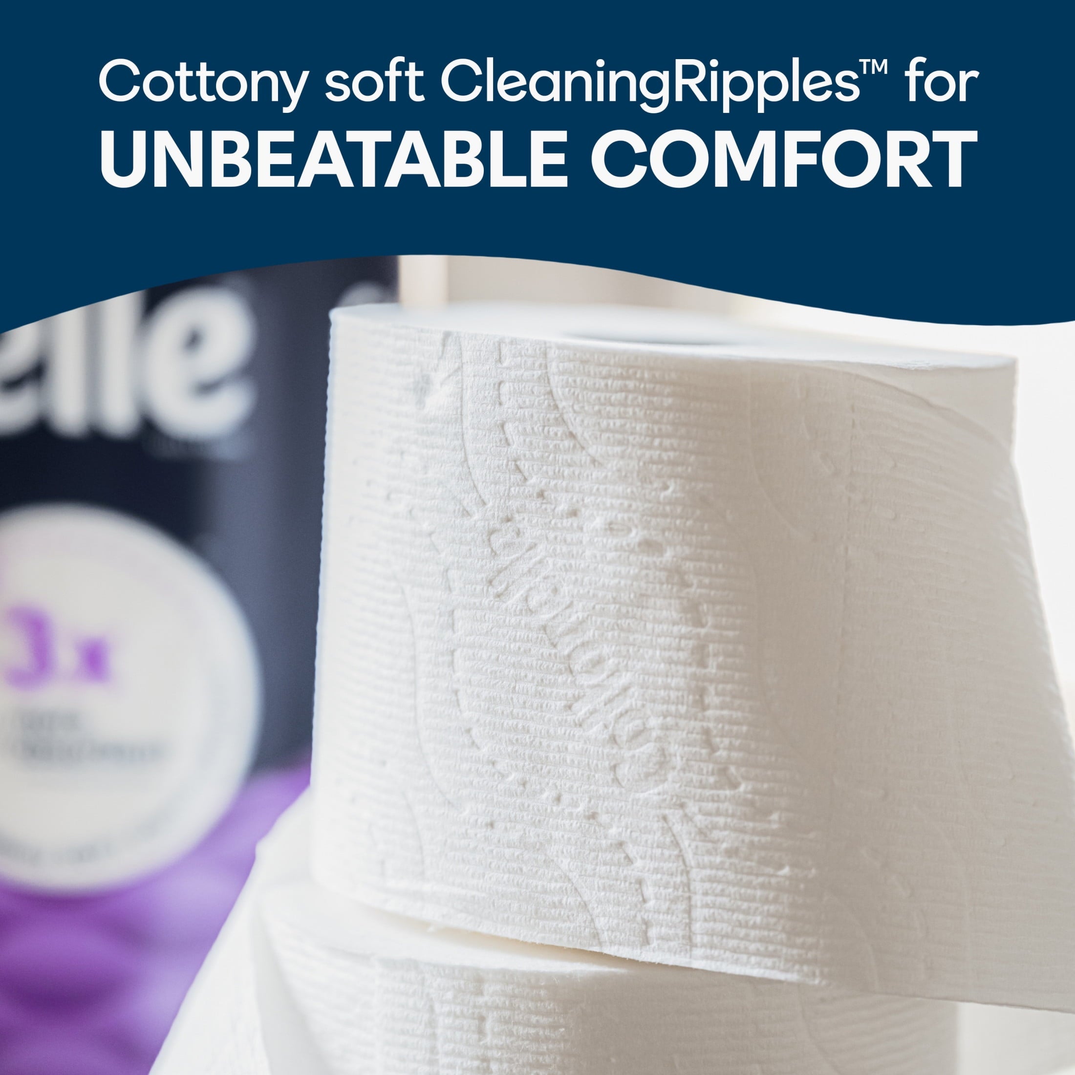 Cottonelle Ultra Comfort Toilet Paper - Soft Toilet Tissue, 6 Mega Rolls - 4-Pack