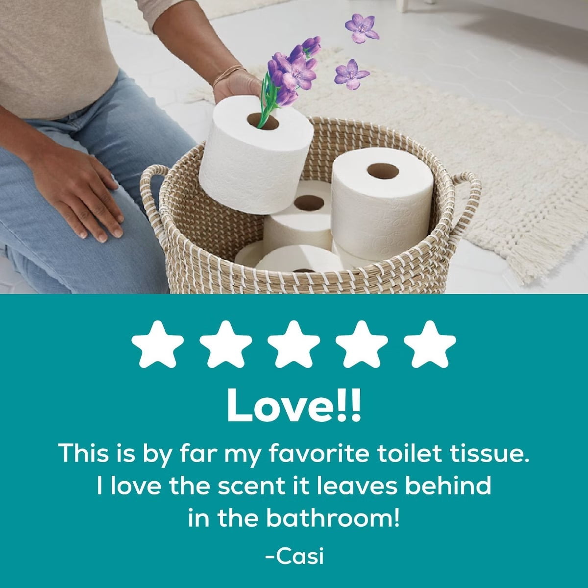 Angel Soft Toilet Paper - 16 Lavender Mega Rolls: 320 Sheets Per Roll
