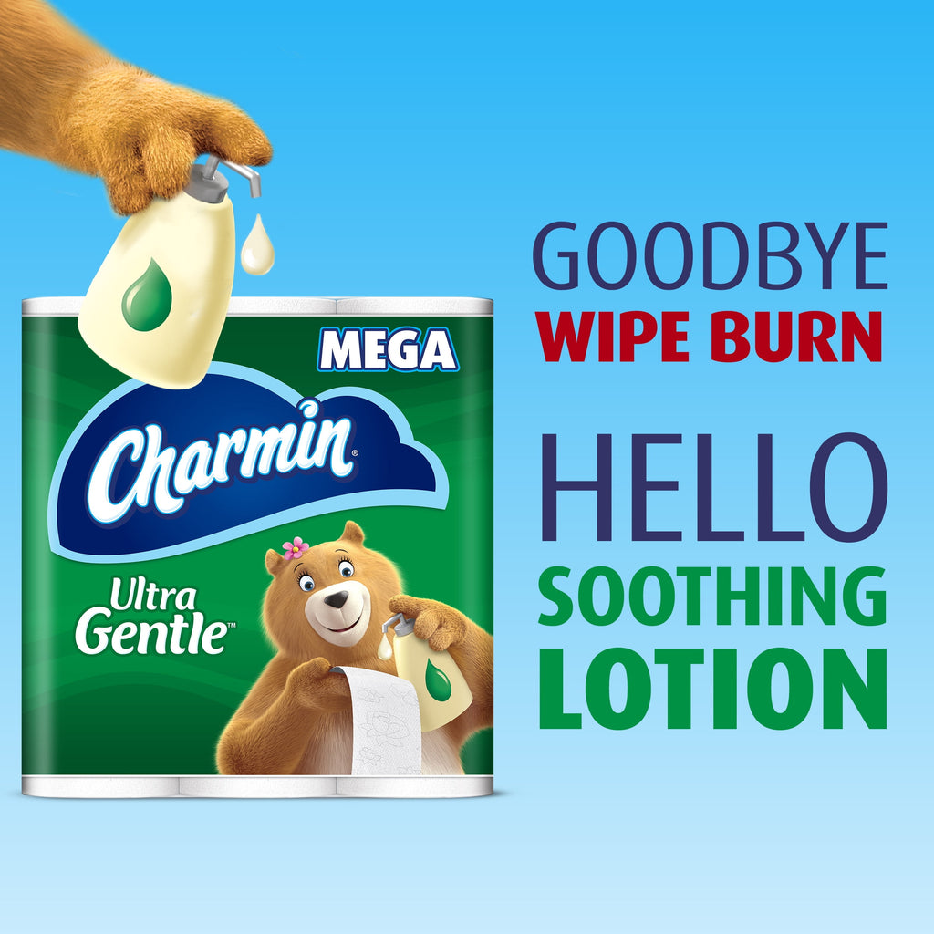 Charmin Ultra Gentle Toilet Paper - 12 Mega Rolls, 286 Sheets per Roll