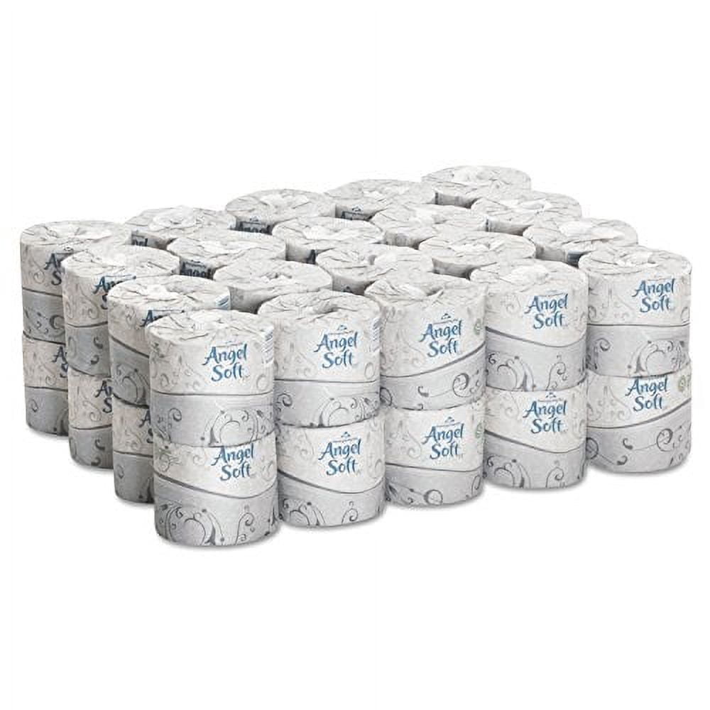 Angel Soft Standard Toilet Paper - 2-Ply, White, 450 Sheets/Roll, 40 Rolls/Carton (16840)
