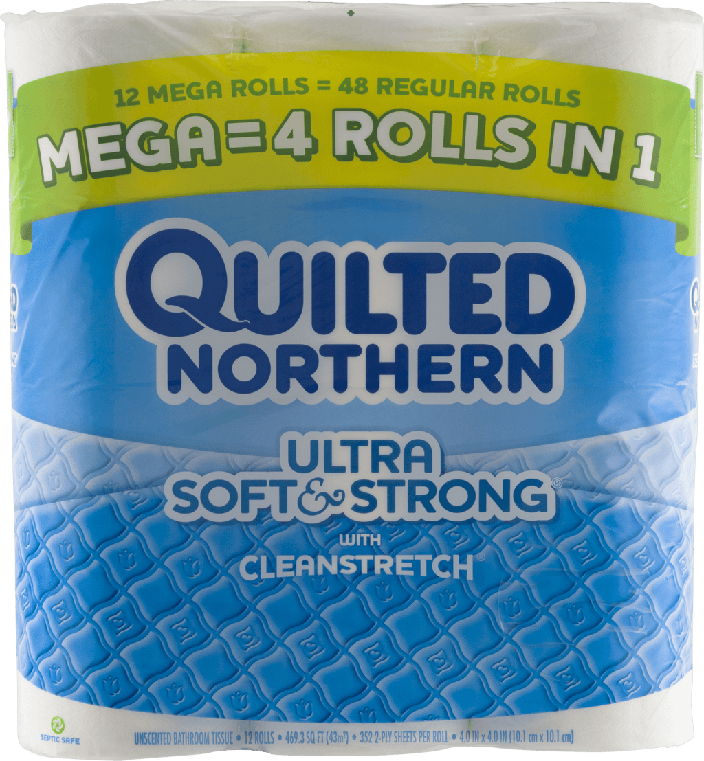 Quilted Northern Ultra Soft & Strong Toilet Paper - 12 Mega Rolls