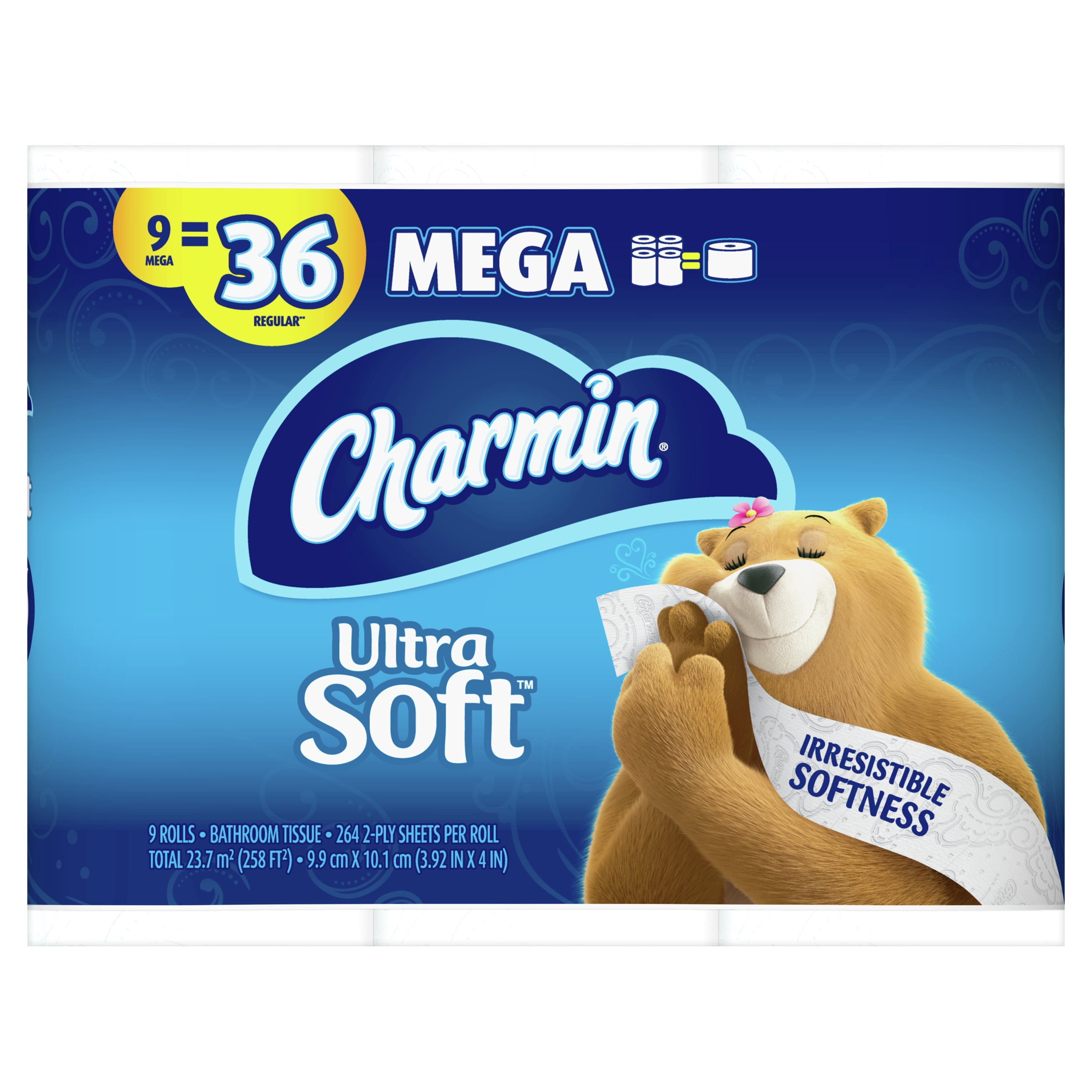 Charmin Ultra Soft Toilet Paper - 9 Mega Rolls