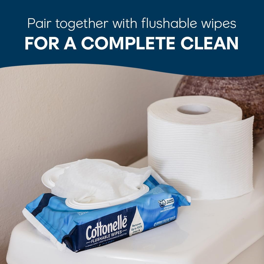 Cottonelle Ultra Clean Toilet Paper - 18 Mega Rolls = 72 Regular Rolls, Packaging May Vary