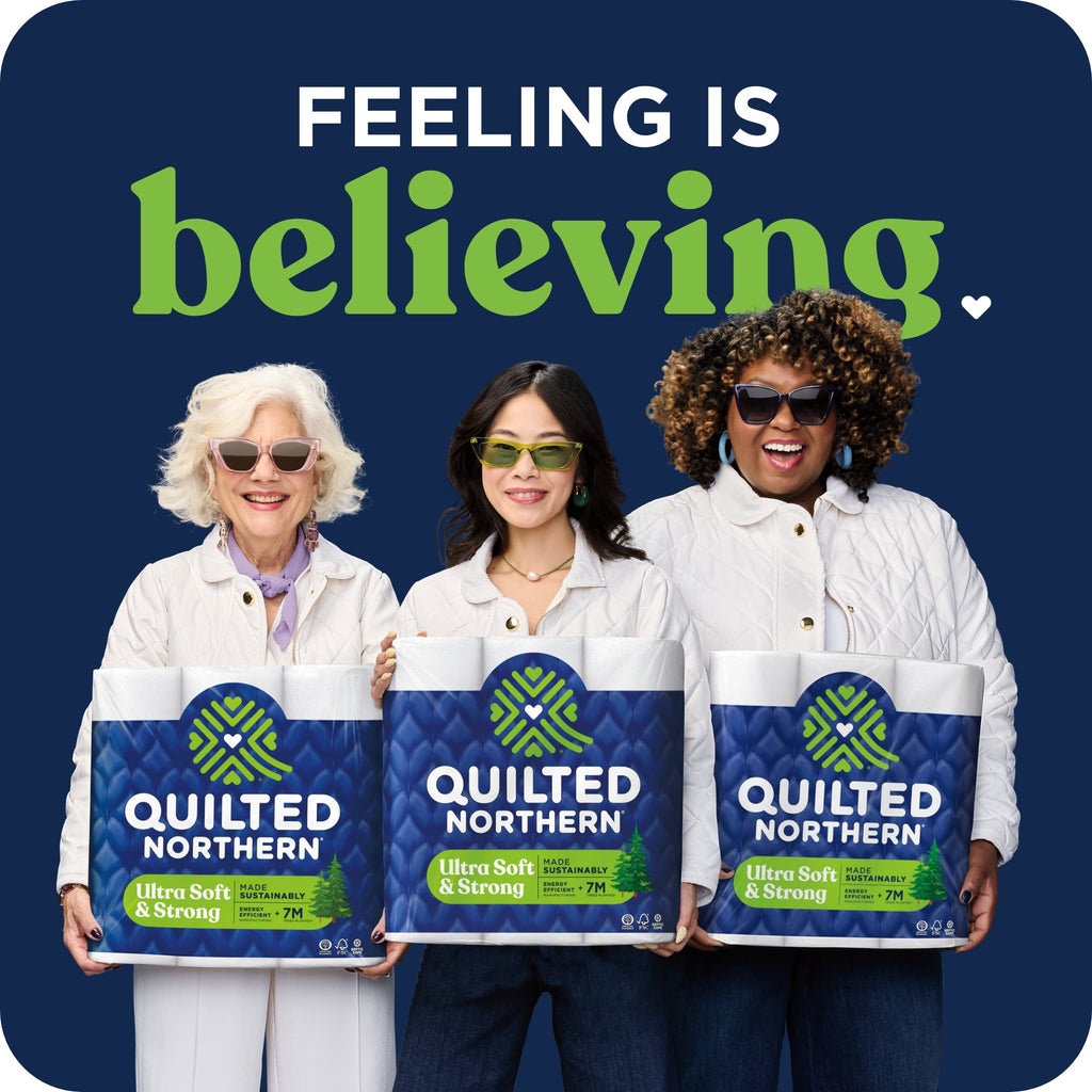 Quilted Northern Ultra Soft & Strong 2-Ply Toilet Paper - 6 Mega Rolls, 255 Sheets Per Roll