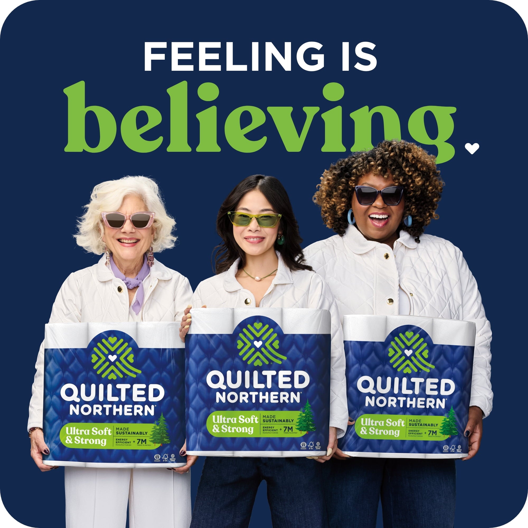 Quilted Northern Ultra Soft & Strong 2-Ply Toilet Paper - 12 Mega Rolls, 255 Sheets Per Roll