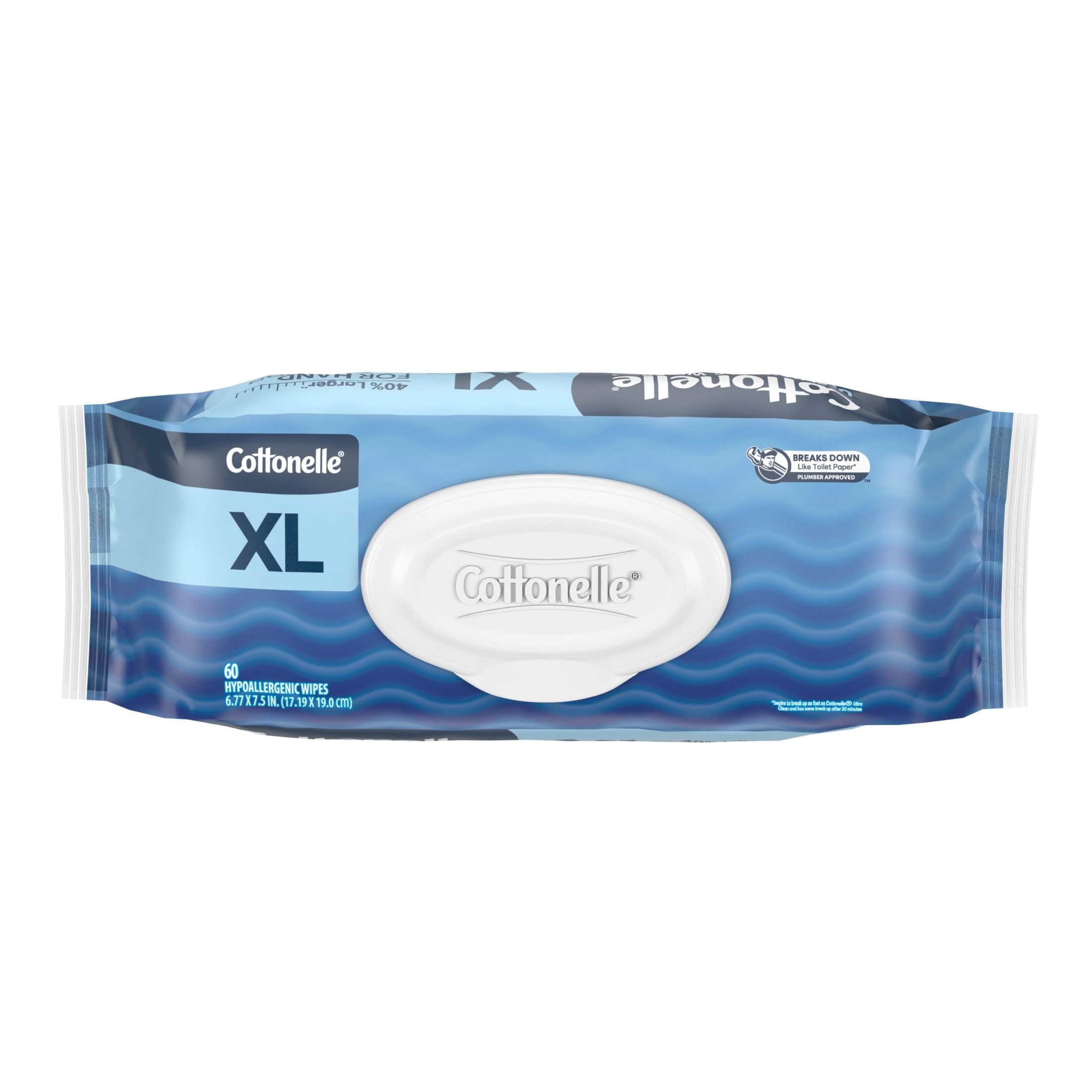 Cottonelle Ultra Fresh XL Flushable Wet Wipes - 1 Flip-Top Pack - 2-Pack