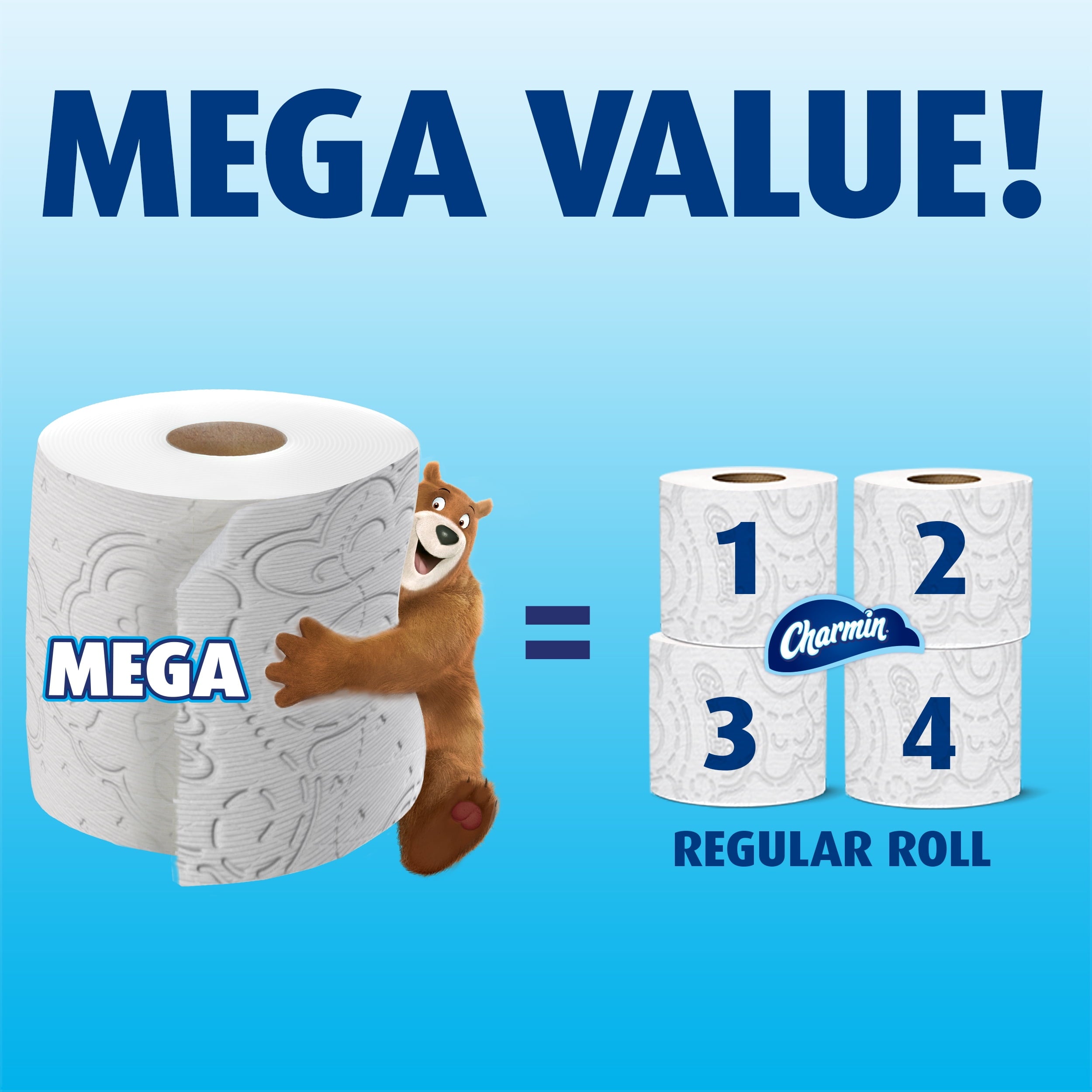 Charmin Ultra Soft Toilet Paper - 12 Mega Rolls, 264 Sheets per Roll