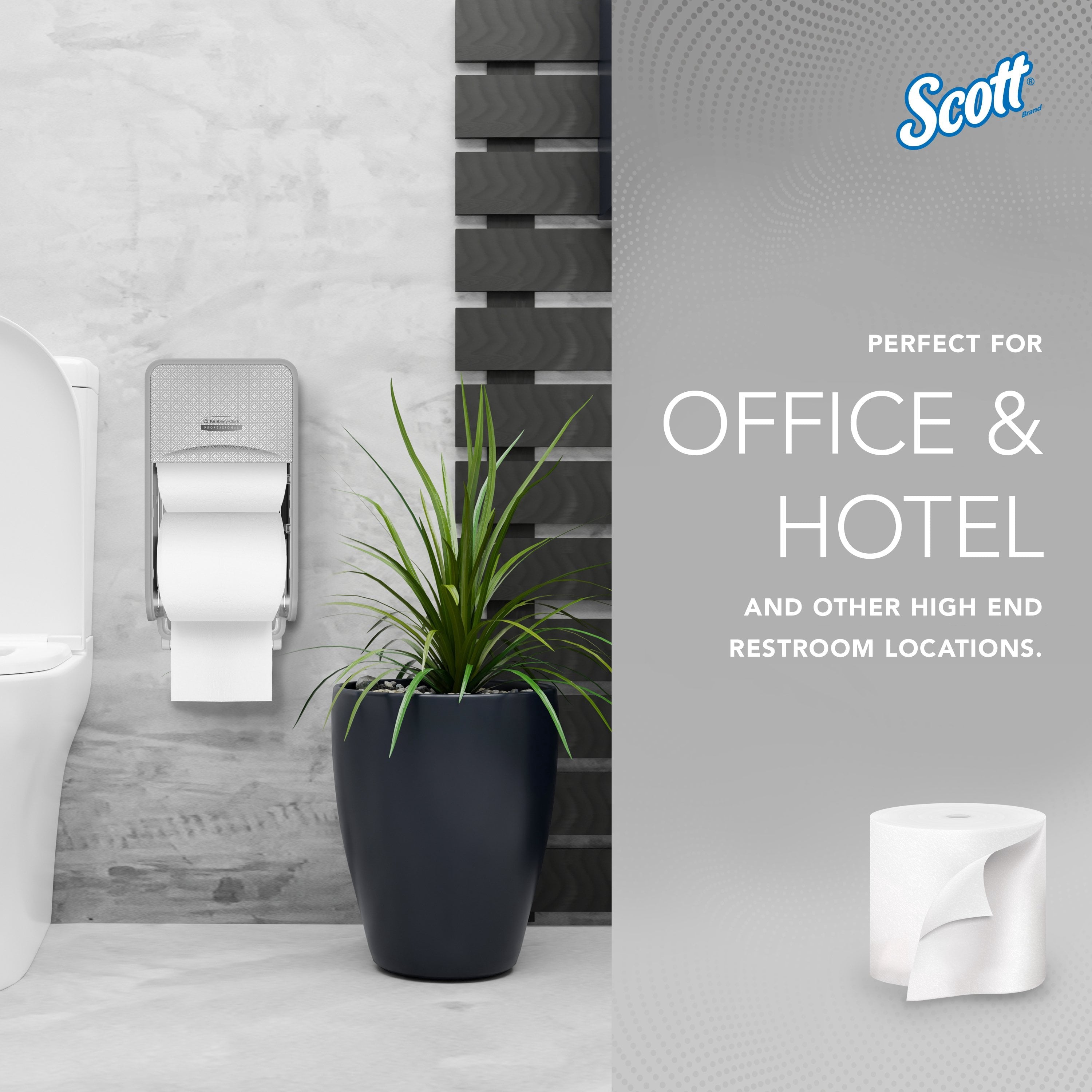 Scott Professional Essential Coreless High-Capacity Standard Roll Toilet Paper - Bulk (04007), 2-Ply, White (36 Rolls of 1, 000 Sheets, 36, 000 Sheet Total)