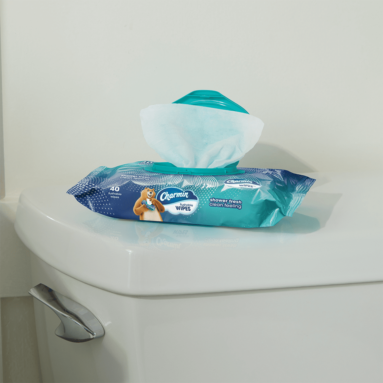 Charmin Flushable Wipes - 8 Packs, 320 Wipes Total