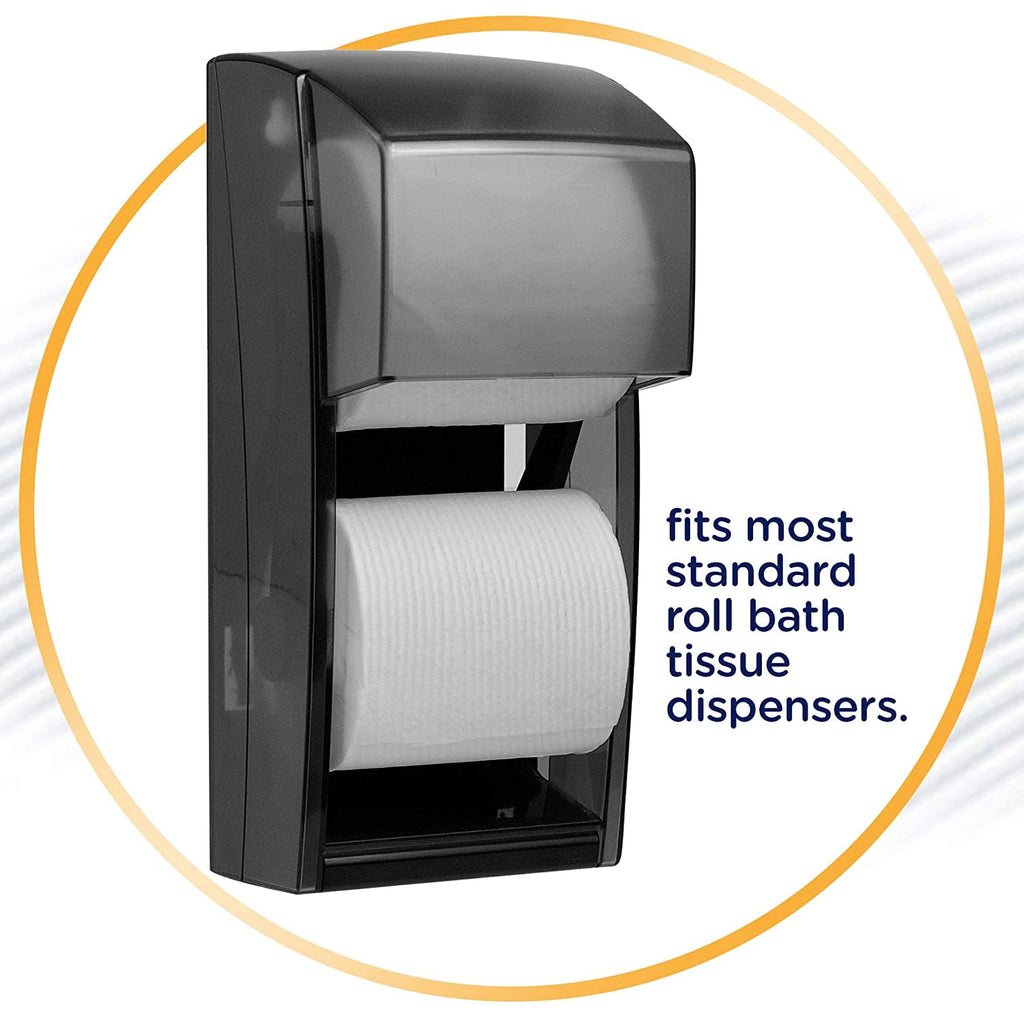 Standard Roll Bulk Toilet Paper (12456) - White (48 Rolls of 170 Sheets, 8, 160 Sheet Total)