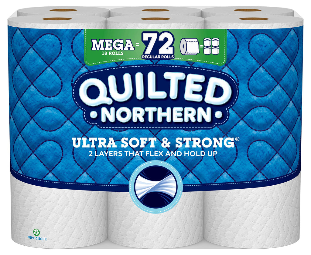 Quilted Northern Ultra Soft & Strong Toilet Paper - 18 Mega Rolls