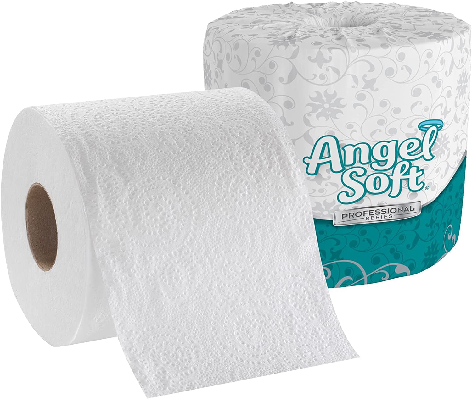 Litian Angel Soft Ultra Professional Series 2-Ply Embossed Toilet Paper by GP PRO - 16620, 450 Sheets Per Roll, 20 Rolls Per Convenience Case