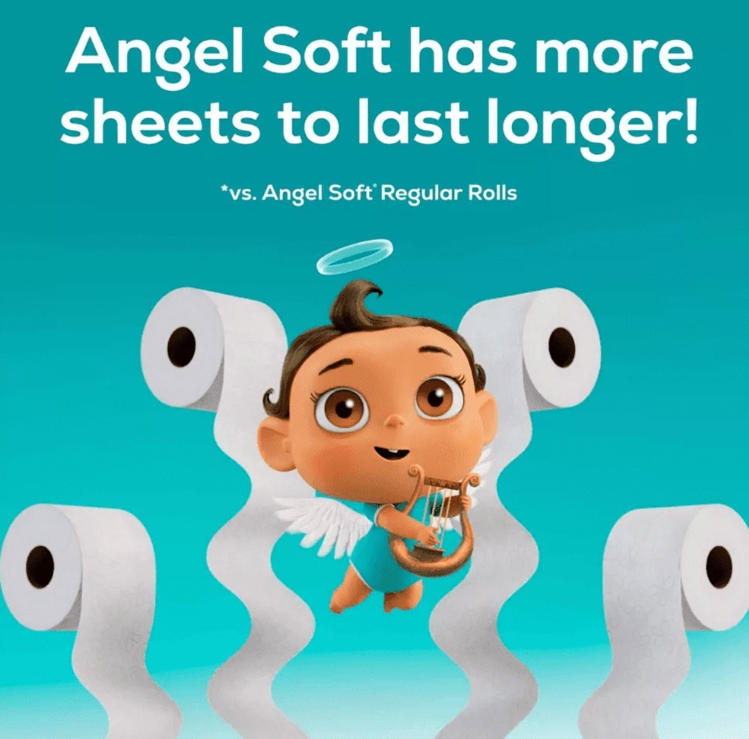 Angel Soft Toilet Paper - 16 Lavender Mega Rolls