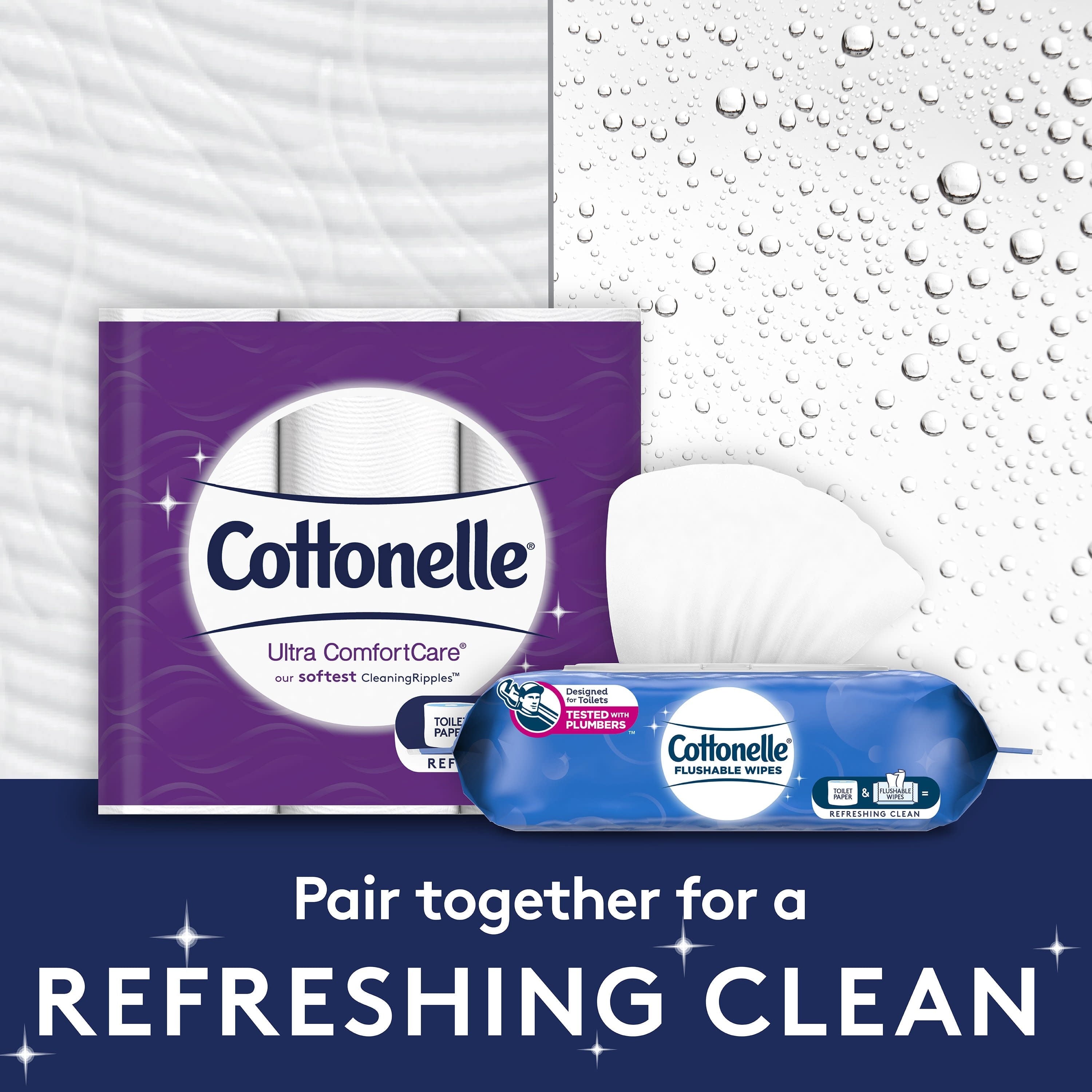 Cottonelle Ultra ComfortCare Toilet Paper - 24 Mega Rolls, 284 Sheets per Roll (6, 816 Total)