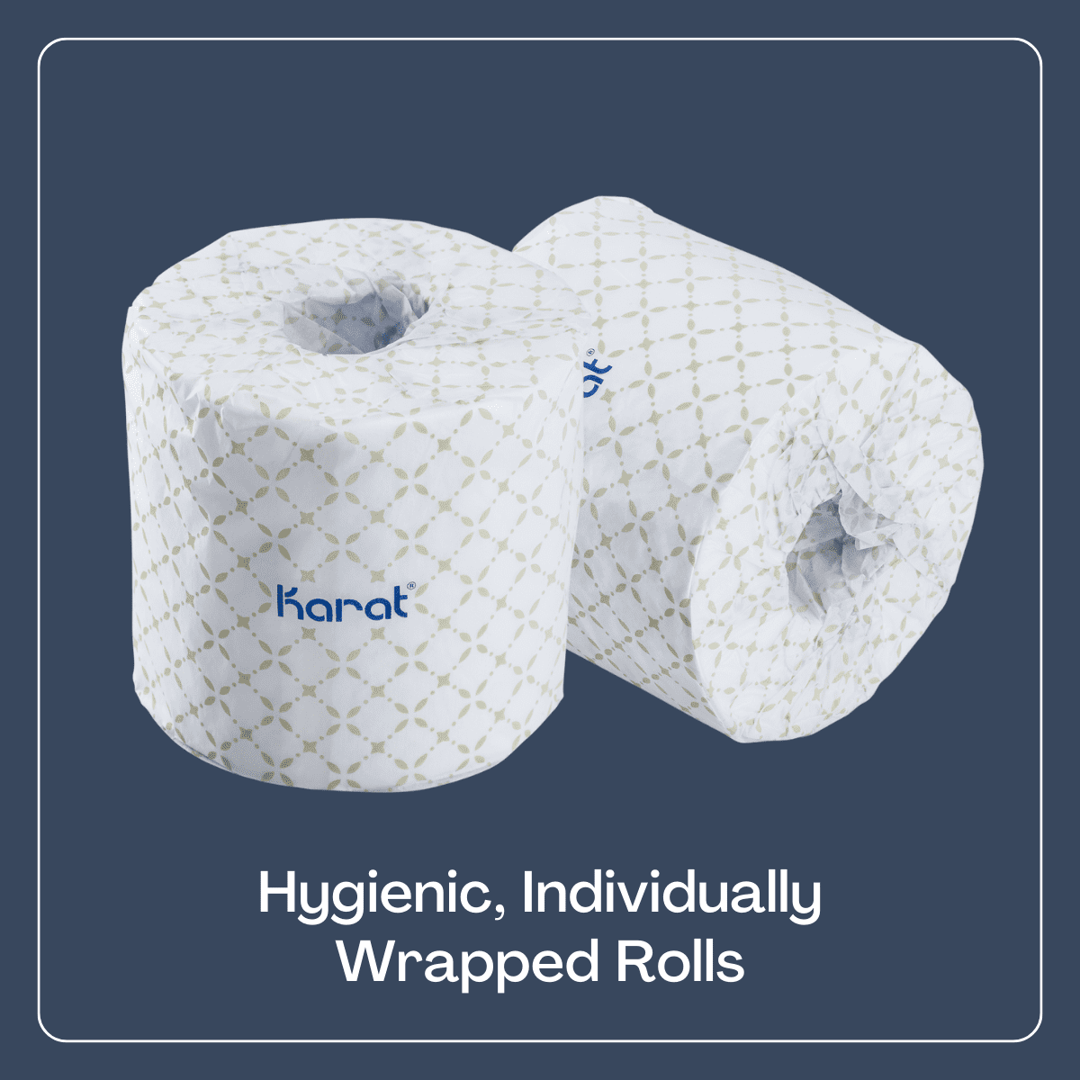 Karat 2-Ply Commercial Toilet Paper Rolls - 48 Rolls - JS-TTW500