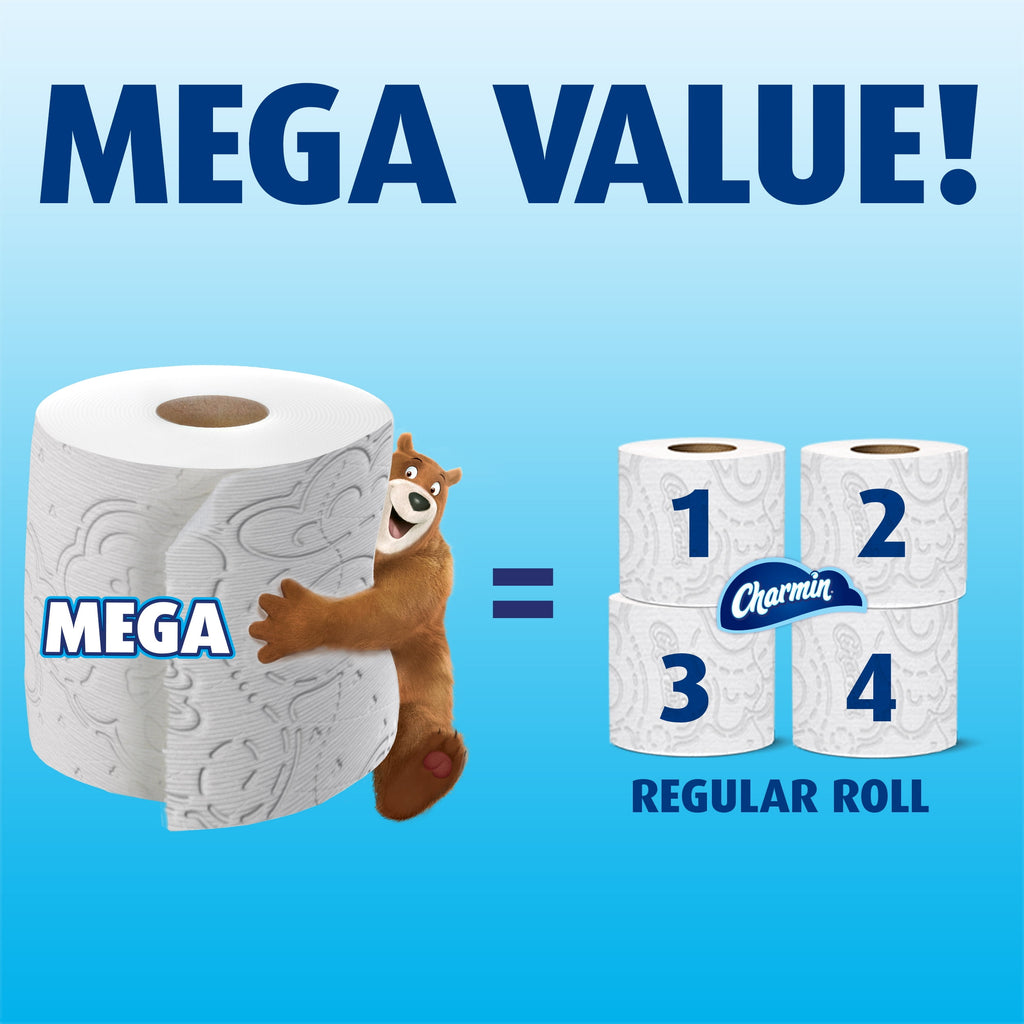 Charmin Ultra Gentle Toilet Paper - 12 Mega Rolls, 286 Sheets per Roll