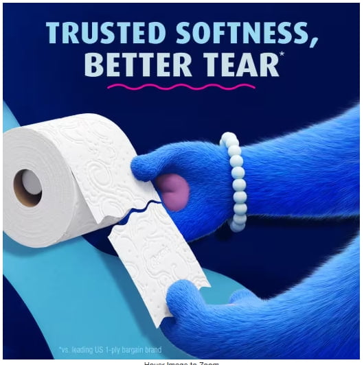 Charmin Ultra Soft Smooth Tear Toilet Paper - 12 Mega Plus Rolls