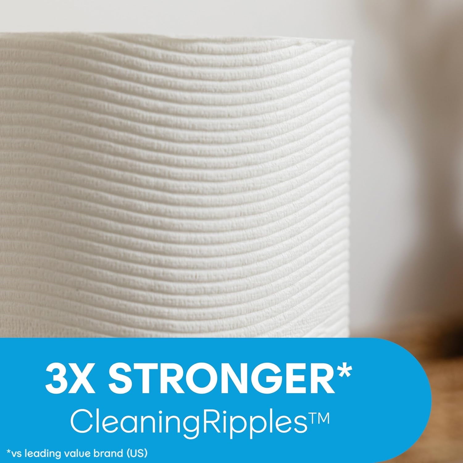 Cottonelle Ultra Clean Toilet Paper with Active CleaningRipples Texture - Strong Bath Tissue, 24 Family Mega Rolls = 132 Regular Rolls (4 Packs of 6)