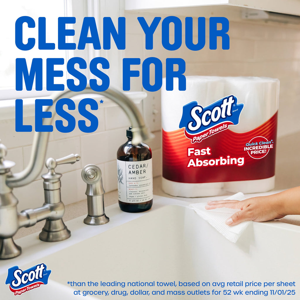 Scott Paper Towels Choose-A-Sheet 6 Double Rolls