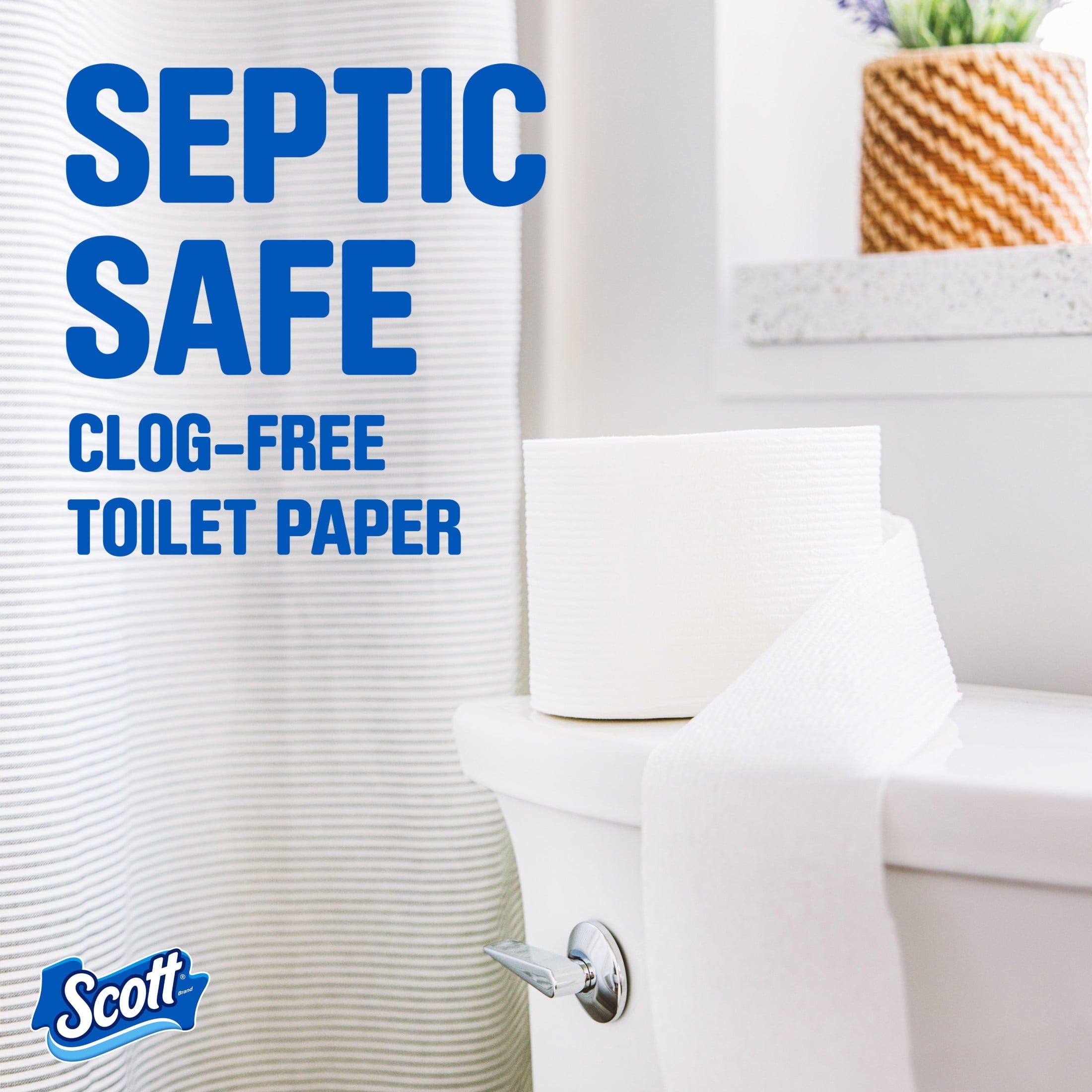 Scott ComfortPlus Toilet Paper - 12 Mega Rolls