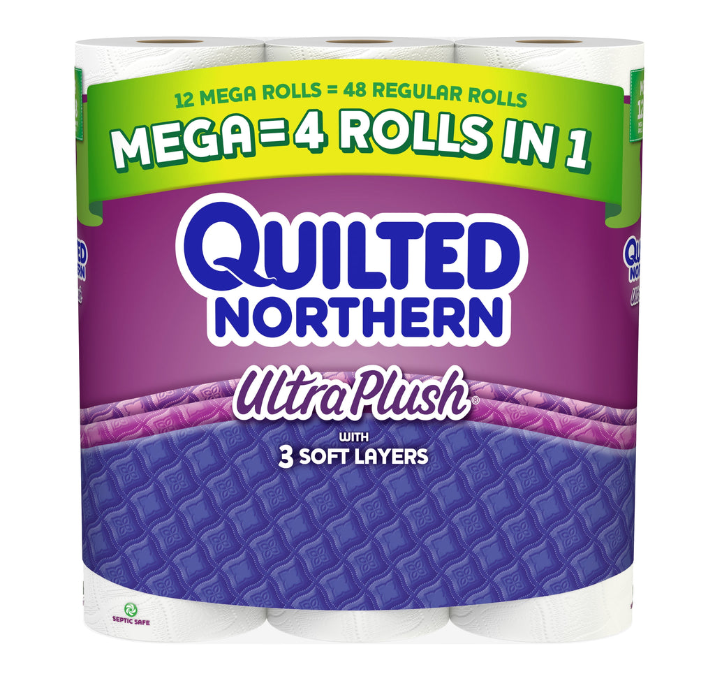 Quilted Northern Ultra Plush Toilet Paper - 12 Mega Rolls