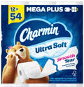 Charmin Ultra Soft Smooth Tear Toilet Paper - 12 Mega Plus Rolls